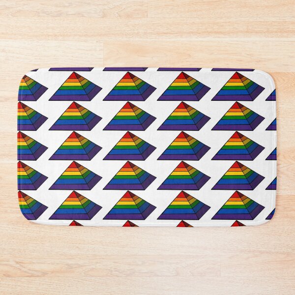 Item preview, Pyramid Rainbow Pride Flag designed and sold by HarveyHandcraftsandDesigns.