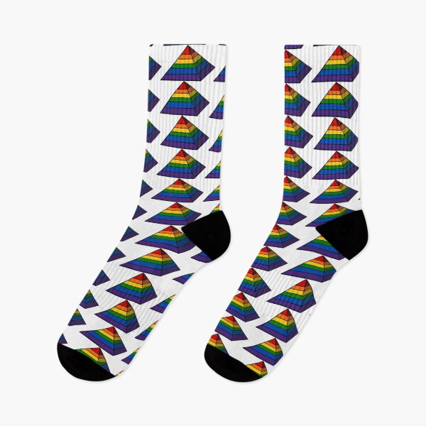 Item preview, Pyramid Rainbow Pride Flag designed and sold by HarveyHandcraftsandDesigns.