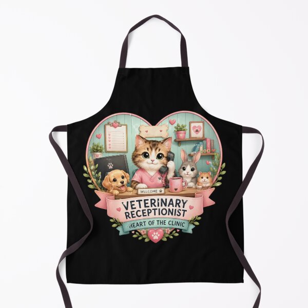 Item preview, Veterinary Receptionist and Cute Animal Care designed and sold by DamioPolArt.