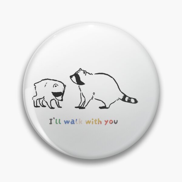 Item preview, I’ll Walk With You Jimothy Raccoon Disability Pride Art designed and sold by amn-ysn ⭐⭐⭐⭐⭐.