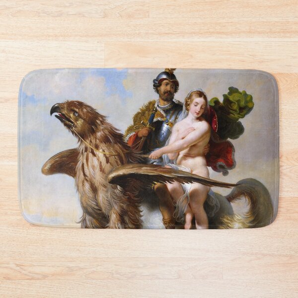Item preview, Ruggero and Angelica Riding the Hippoclaw by Johann Peter Krafft designed and sold by The Breathing Paint.