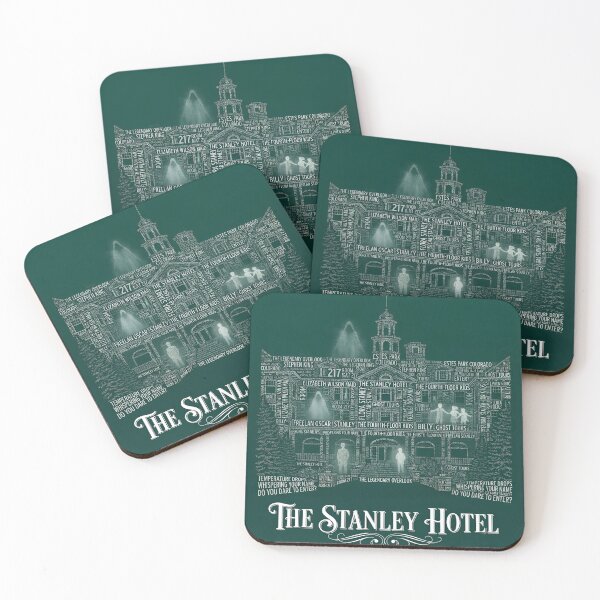 Item preview, The Stanley Hotel Estes Park Colorado Haunted Overlook Typography Art designed and sold by naughty-raccoon.