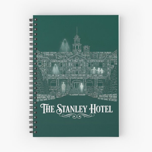 Item preview, The Stanley Hotel Estes Park Colorado Haunted Overlook Typography Art designed and sold by naughty-raccoon.