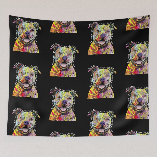 Item preview, Pitbulls They Will Steal Beware Of Your Heart Peace Love designed and sold by ourge-yoisibbie.