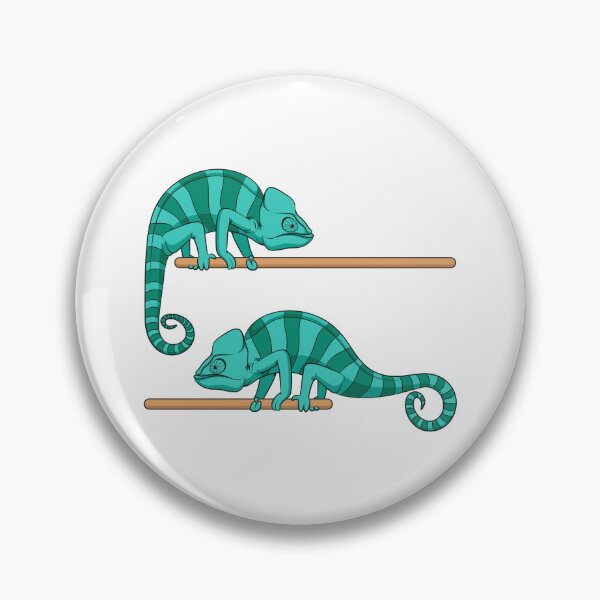 Item preview, Illustration with chameleon sitting on stick designed and sold by RizikCat.