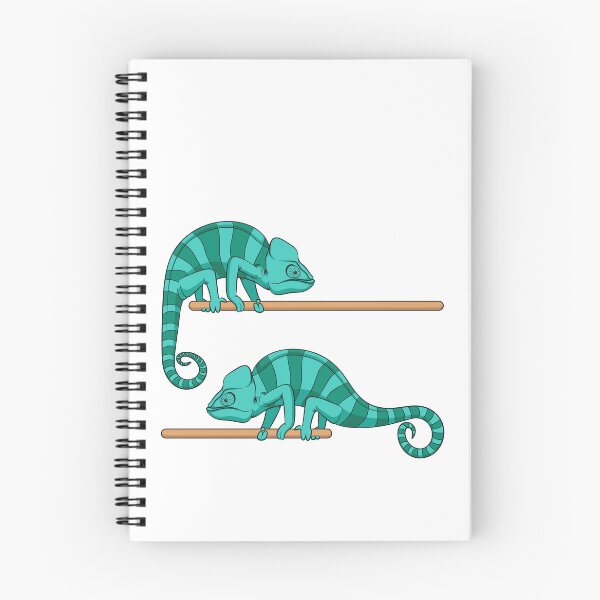 Item preview, Illustration with chameleon sitting on stick designed and sold by RizikCat.