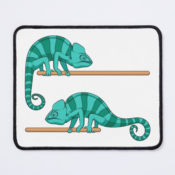 Item preview, Illustration with chameleon sitting on stick designed and sold by RizikCat.