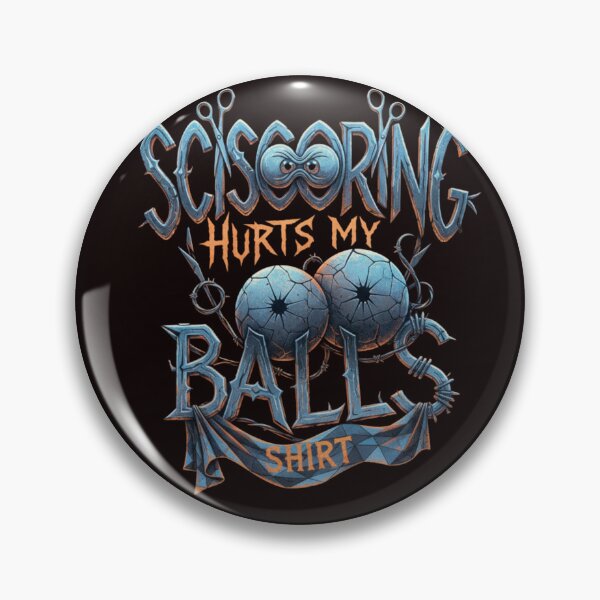 Item preview, Scissoring Hurts My Balls Shirt designed and sold by SkrabinhoArt.