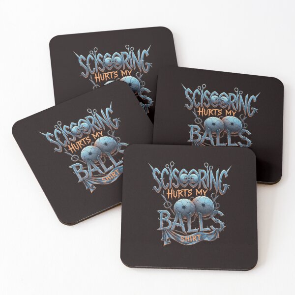 Item preview, Scissoring Hurts My Balls Shirt designed and sold by SkrabinhoArt.