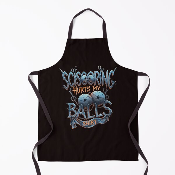 Item preview, Scissoring Hurts My Balls Shirt designed and sold by SkrabinhoArt.