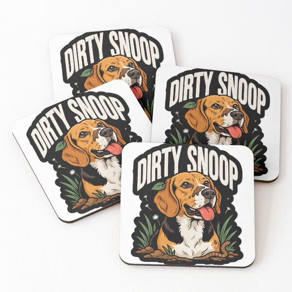 Item preview, Dirty Snoop Muddy Beagle Backyard Digging Funny T-Shirt v1 designed and sold by DBWStudios.