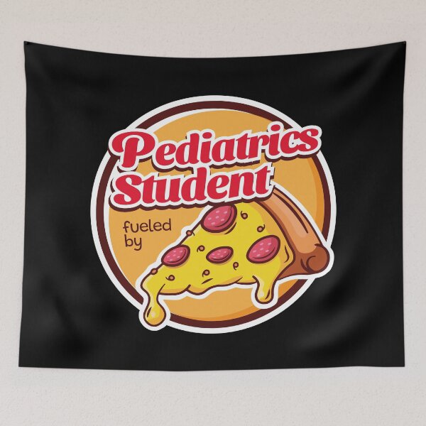 Item preview, Pediatrics Student Fueled by Pizza designed and sold by MaryAller.