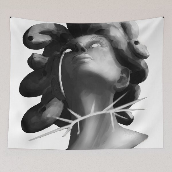 Item preview, Medusa's lament BW designed and sold by Nianbrine.