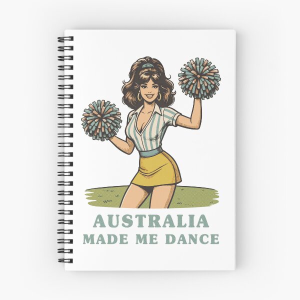 Item preview, Australia Made Me Dance – Sports Cheer Lady designed and sold by Scaryzz.