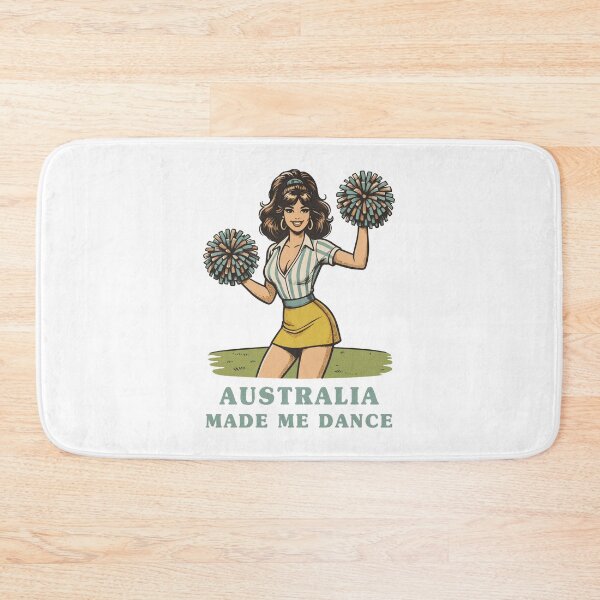 Item preview, Australia Made Me Dance – Sports Cheer Lady designed and sold by Scaryzz.