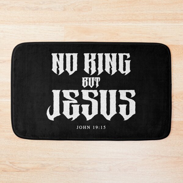 Item preview, No Kings But Jesus King Of Kings Christian Tee designed and sold by PureGritFaith.