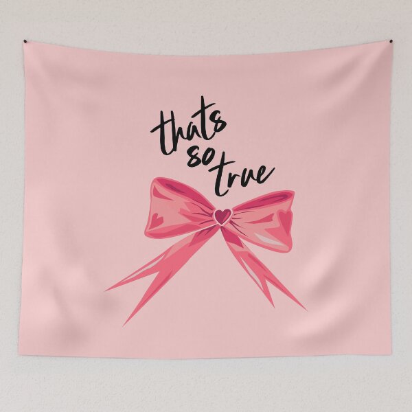 Item preview, Gracie Coded Pink Bow with Lyric – “That’s So True” designed and sold by field3.