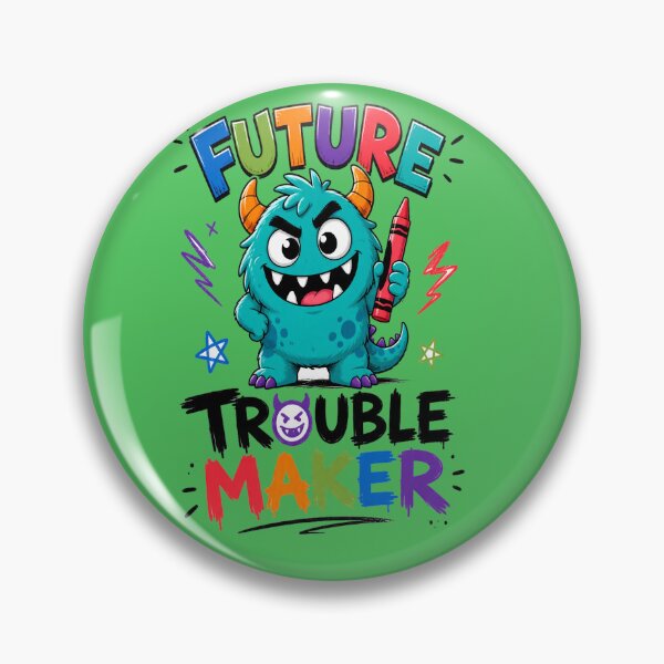 Item preview, Future Trouble Maker Monster Boy Kids Cute Back To School designed and sold by FABIOLA1970.