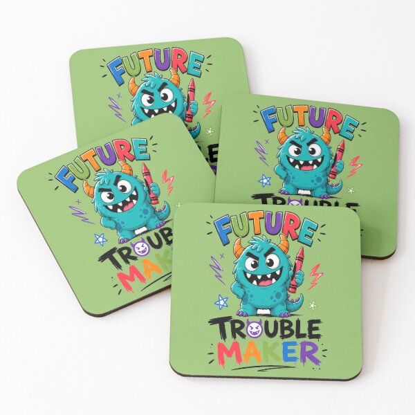 Item preview, Future Trouble Maker Monster Boy Kids Cute Back To School designed and sold by FABIOLA1970.