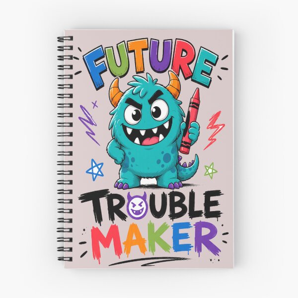Item preview, Future Trouble Maker Monster Boy Kids Cute Back To School designed and sold by FABIOLA1970.