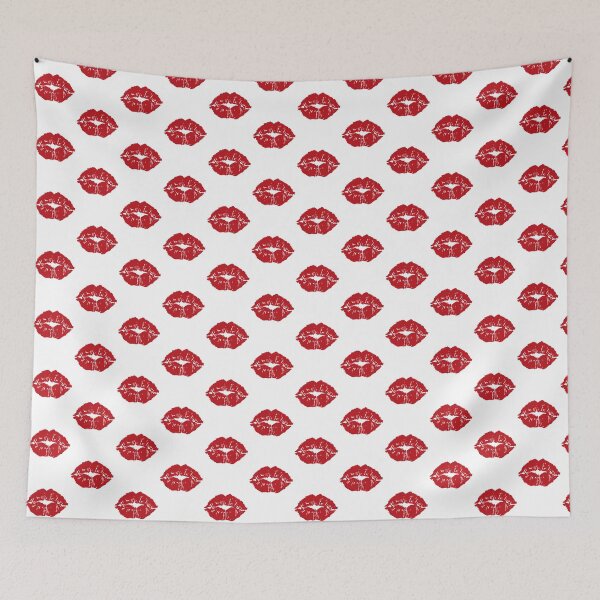 Item preview, Red Lips Kiss Design - Sexy Aesthetic Lipstick Mouth Graphic For Fashion Lovers | ⭐⭐⭐⭐⭐ designed and sold by ketrinax.