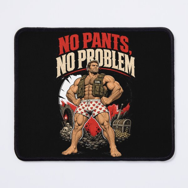 Item preview, No Pants No Problem Funny Dungeon Adventure Warrior designed and sold by BearLoveDesign.