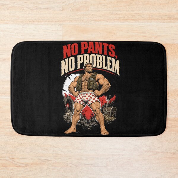 Item preview, No Pants No Problem Funny Dungeon Adventure Warrior designed and sold by BearLoveDesign.
