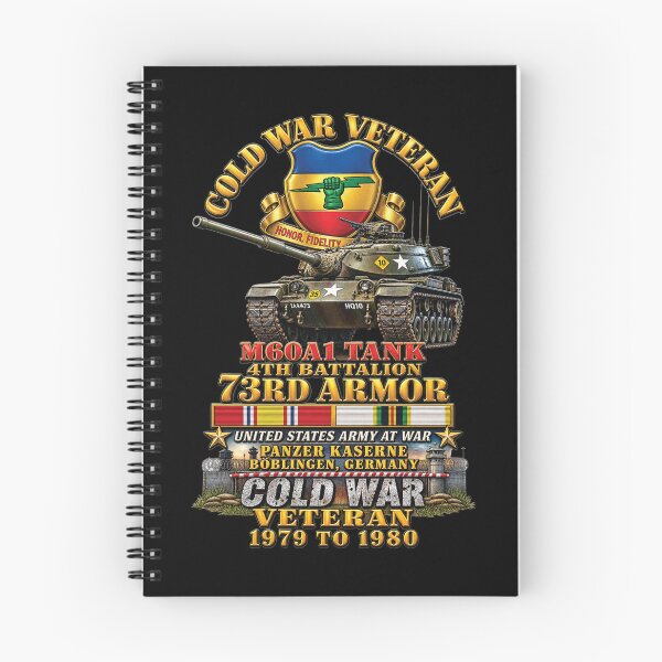 Item preview, Army - Cold War Vet - 4th Bn 73rd Armor - 1st Inf Div - Panzer Kaserne Boblingen, FRG - M60A1 Tank w COLD SVC - 1979 to 1980 - ED Enhanced X 300 designed and sold by Military Insignia Products.