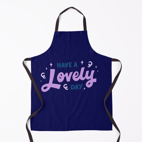 Item preview, Have A Lovely Day Sparkle Purple Typography Quote designed and sold by SolutionsArt.
