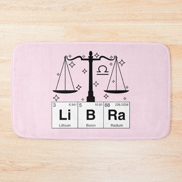 Item preview, Libra Sign Periodic Table Letters designed and sold by humnoo.