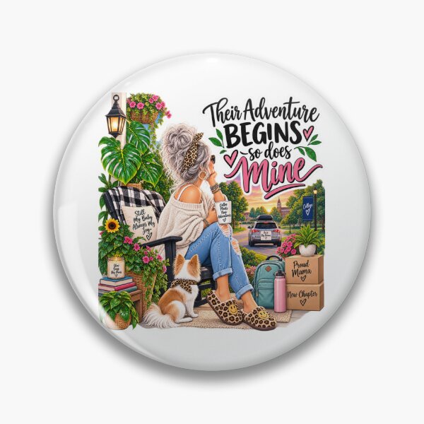 Item preview, Their Adventure Begins So Does Mine – College Mom Empty Nester New Chapter designed and sold by CottageGardenCo.