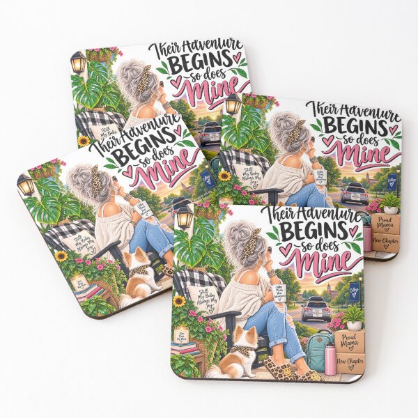 Item preview, Their Adventure Begins So Does Mine – College Mom Empty Nester New Chapter designed and sold by CottageGardenCo.