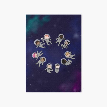 Space Baby - Art board Art Board Print