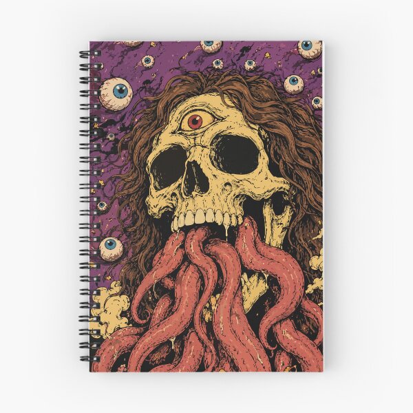 Item preview, Eldritch Nightmare Third Eye Skull Tentacle Cosmic Horror Art designed and sold by Cipher & Soul.