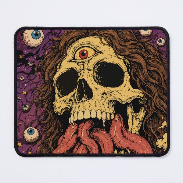 Item preview, Eldritch Nightmare Third Eye Skull Tentacle Cosmic Horror Art designed and sold by Cipher & Soul.
