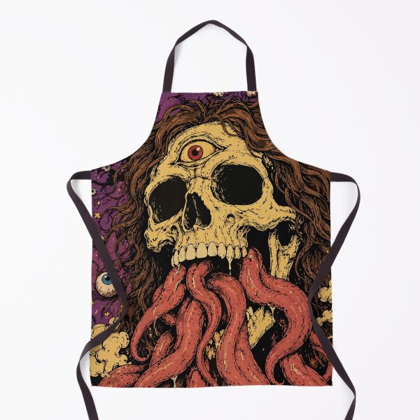 Item preview, Eldritch Nightmare Third Eye Skull Tentacle Cosmic Horror Art designed and sold by Cipher & Soul.