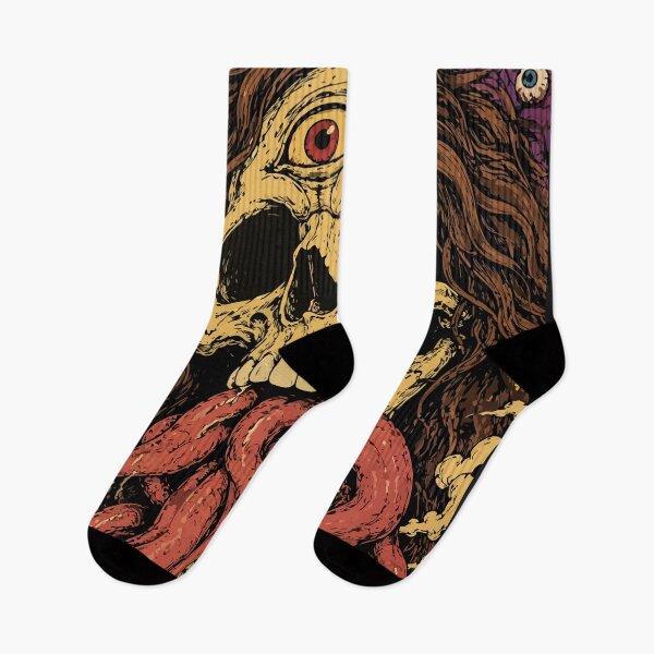 Item preview, Eldritch Nightmare Third Eye Skull Tentacle Cosmic Horror Art designed and sold by Cipher & Soul.