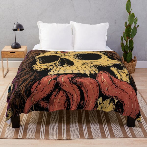 Item preview, Eldritch Nightmare Third Eye Skull Tentacle Cosmic Horror Art designed and sold by Cipher & Soul.
