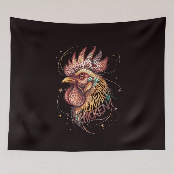 Item preview, Remember Who You Are Chicken designed and sold by SkrabinhoArt.