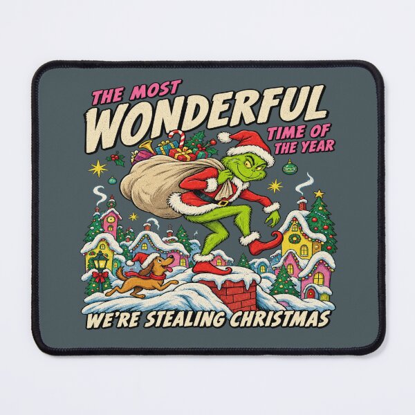 Item preview, Retro Christmas Mischief Lovers designed and sold by POD DYNASTY | Original Print On Demand T-Shirt Graphics.