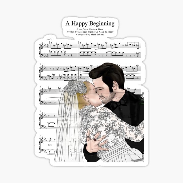 Captain Swan Music Sheet Sticker