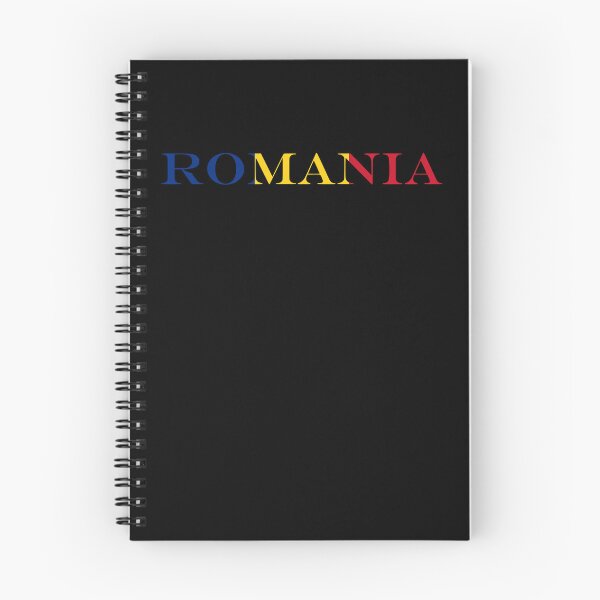 Item preview, Romania Country Name Typography Flag | Romanian Text Inside Flag Design designed and sold by NTGUILTY.