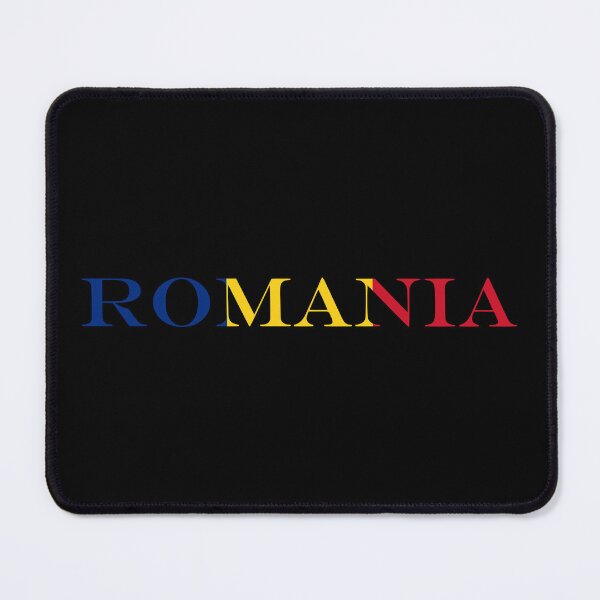 Item preview, Romania Country Name Typography Flag | Romanian Text Inside Flag Design designed and sold by NTGUILTY.