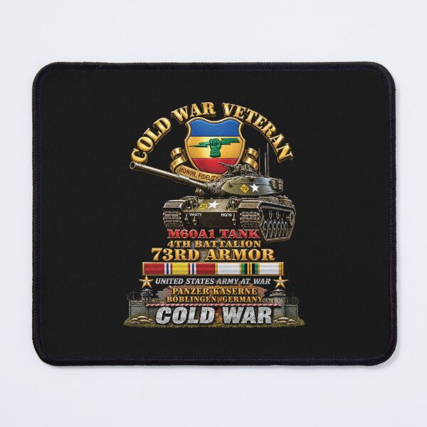 Item preview, Army - Cold War Vet - 4th Bn 73rd Armor - 1st Inf Div - Panzer Kaserne Boblingen, FRG - M60A1 Tank w COLD SVC - 3D Enhanced X 300 designed and sold by Military Insignia Products.