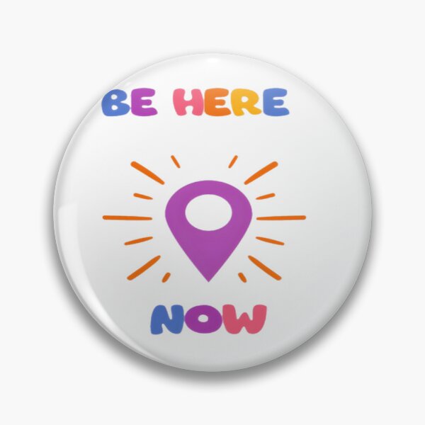 Item preview, Be Here Now Inspirational Quote Art designed and sold by MondeMade.