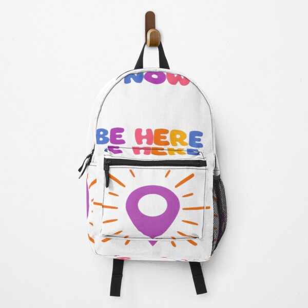 Item preview, Be Here Now Inspirational Quote Art designed and sold by MondeMade.