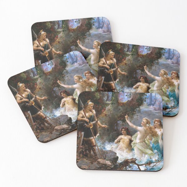 Item preview, Siegfried and the Rhinemaidens by Hans Zatzka designed and sold by The Breathing Paint.