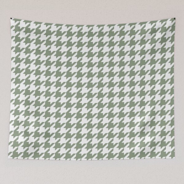 Item preview, Everly Pine Houndstooth designed and sold by Willow & Grace Designs.