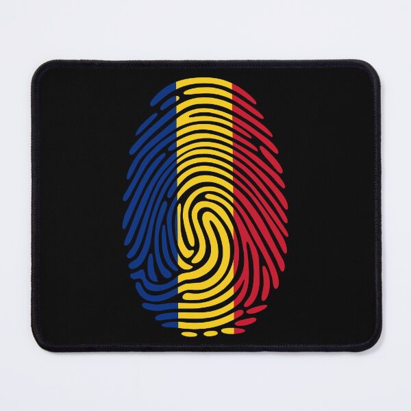 Item preview, Romania Flag Fingerprint Identity | Romanian DNA Heritage Graphic designed and sold by NTGUILTY.