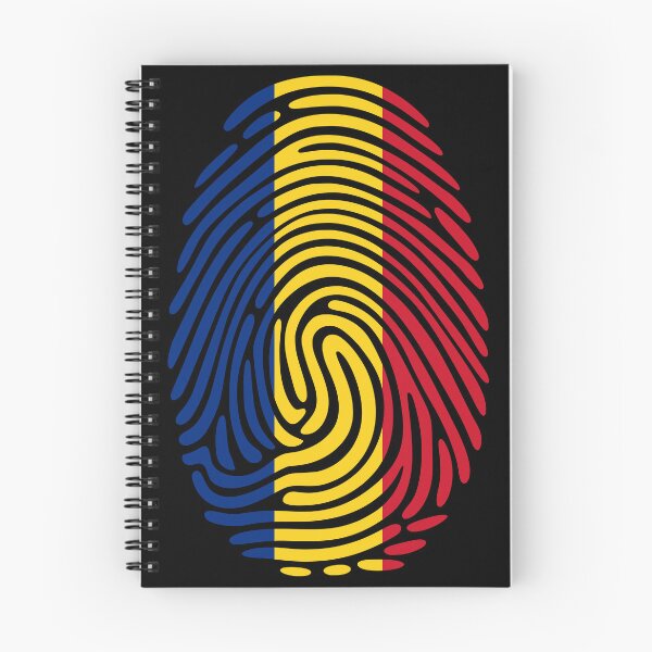 Item preview, Romania Flag Fingerprint Identity | Romanian DNA Heritage Graphic designed and sold by NTGUILTY.